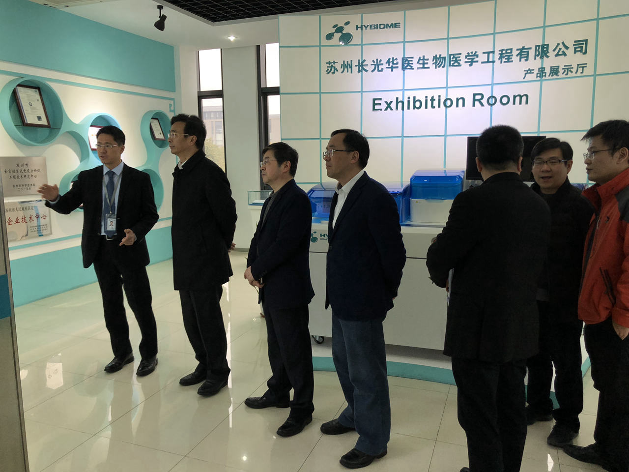 蘇州市政府領導赴長光華醫開展專題調研